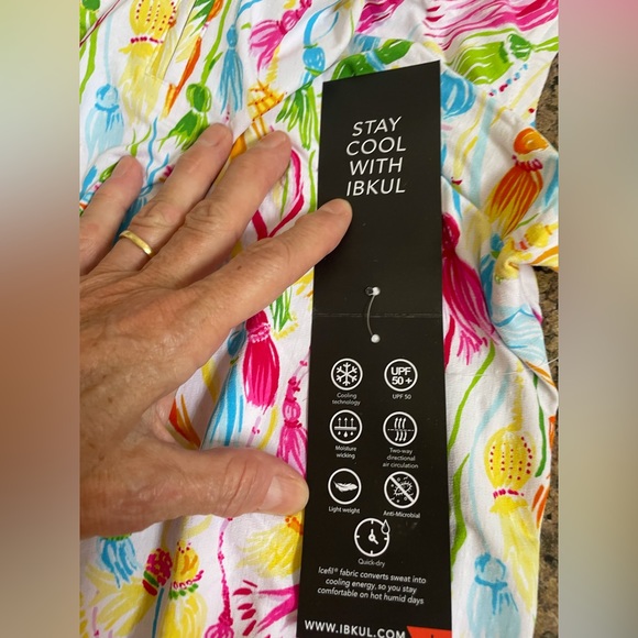 NWT IBKUL Multi-Color Tassel Design Golf Dress. - Picture 7 of 9